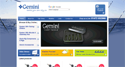 Desktop Screenshot of gemini-tackle.co.uk
